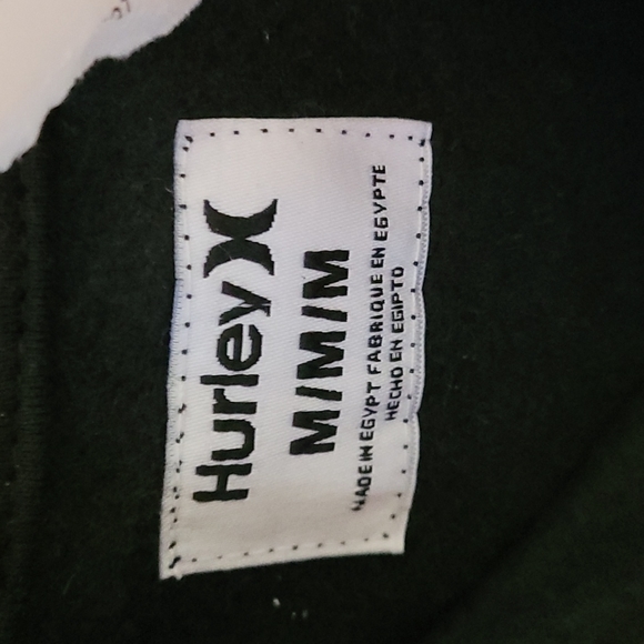 NWT Hurley Zip Hoodie Jacket Sweater Shirt Black  Medium New - Picture 4 of 8
